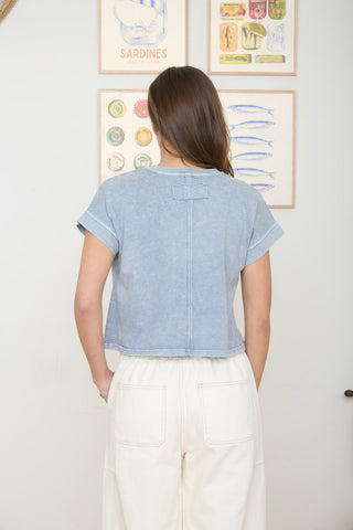 Janie Washed Boxy Knit Top