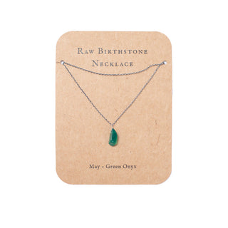 Sugarboo Sterling Silver Raw Birthstone Necklaces