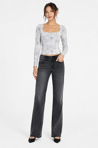 Miss Me Penelope Low Rise Wide Leg Jeans