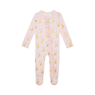 Posh Peanut Ryleigh Ruffled Footie One Piece