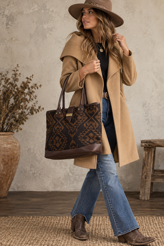 Pendleton Heritage Tote in Echo Bay Noir