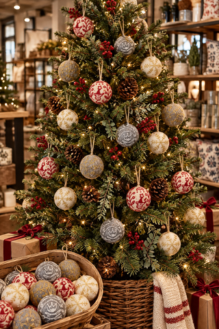 Fabric Felt Ornaments Round