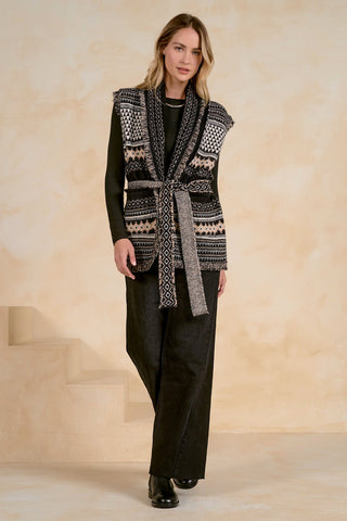 Elan Melinda Sleeveless Cardigan