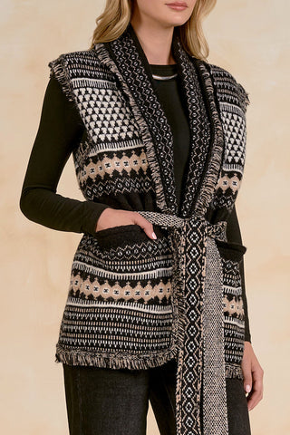 Elan Melinda Sleeveless Cardigan