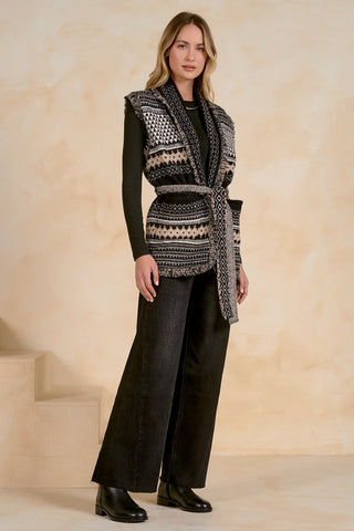 Elan Melinda Sleeveless Cardigan