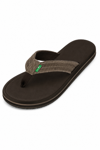 Sanuk Mens Drop-In TX Washed Brown