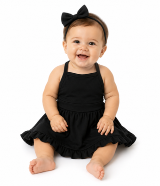 Baby Girl Athletic Dress with Ruffle
