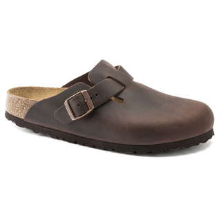 Birkenstock Boston in Habana Leather