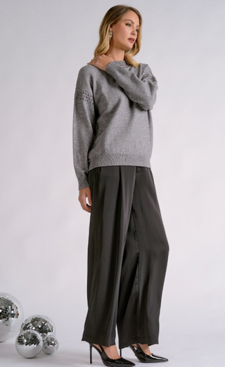 Elan Carrie Studded Sweater