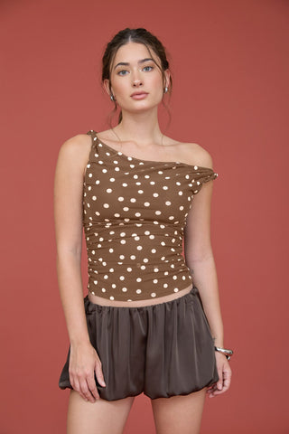 Jillian Twist Mesh Top