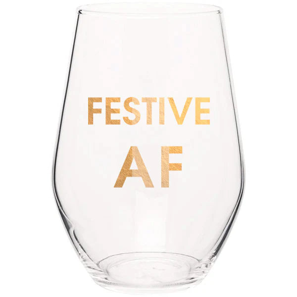 Chez Gagne Stemless Wine Glasses