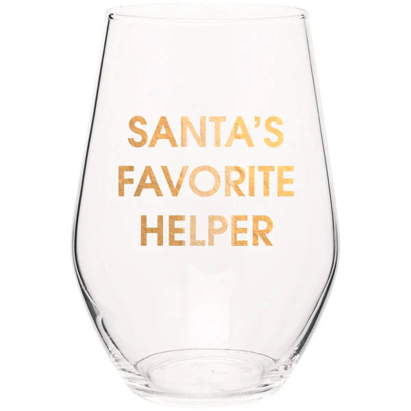 Chez Gagne Stemless Wine Glasses