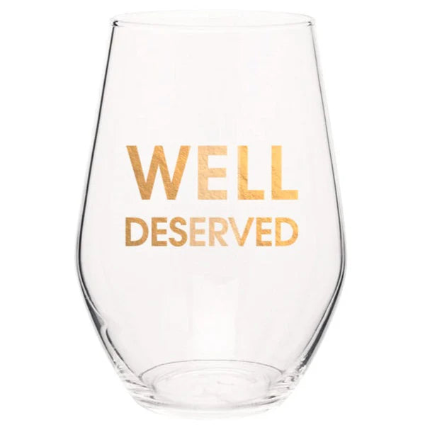 Chez Gagne Stemless Wine Glasses