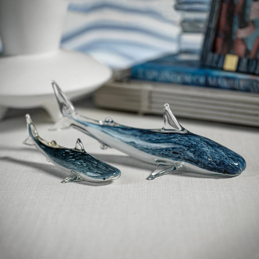 Glass Blue Sharks