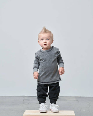 Little Bipsy Boys Washed Long Sleeve Tee