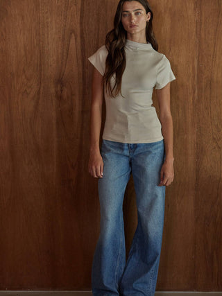 Jeni Mock Neck Top