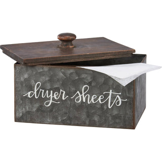 Dryer Sheets and Laundry Tips Bin Set
