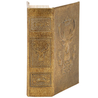 Gold Deer Book Storage Box