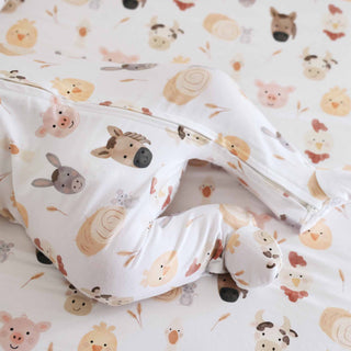 Caden Lane Baby Barnyard Buddies Zip Footie
