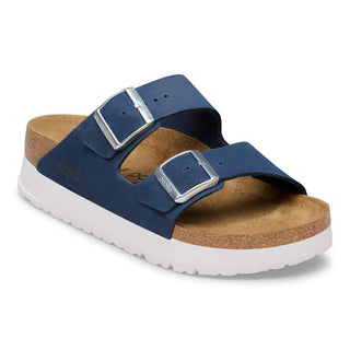 Birkenstock Arizona Platform in New Navy