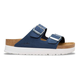 Birkenstock Arizona Platform in New Navy
