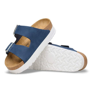 Birkenstock Arizona Platform in New Navy