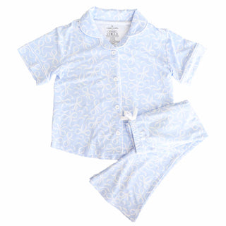 Caden Lane Girls Flare Bows Lounge Set