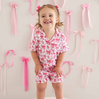 Caden Lane Girls Bow Besties Lounge Set