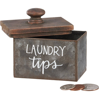 Dryer Sheets and Laundry Tips Bin Set