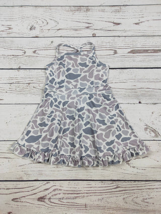 Girls Camouflage Athletic Dress
