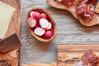Verve Italian Olivewood Aperitivo Bowl Set