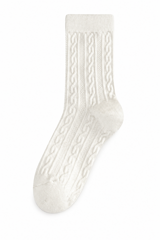 Cozy Socks Cable Knit