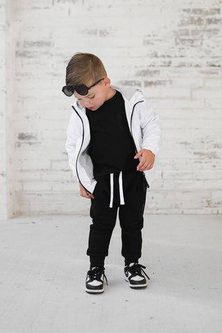 Little Bipsy Kids White Windbreaker