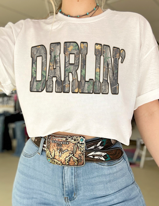 Carly Camo Darlin Tee