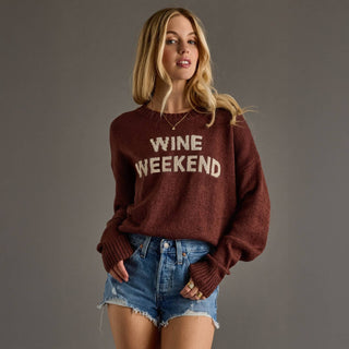 Panache Apparel Jana Wine Weekend Sweater