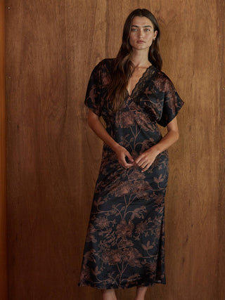 Mandy Floral Midi Dress