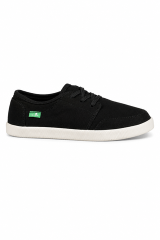 Sanuk Lil Vagabond Lace Sneaker Black - Youth