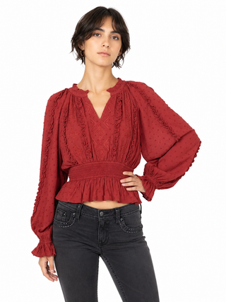 Miss Me Valorie Ruffle Top