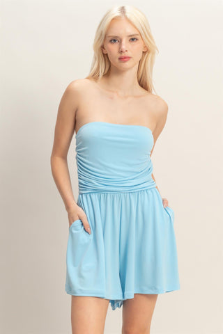 Hannah Strapless Romper