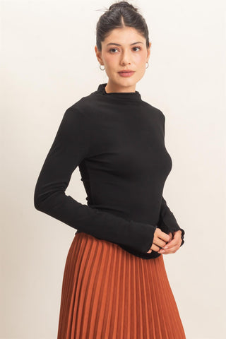 Kendra Ruffle Hem Top