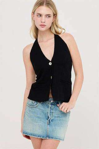 Kinslie Button Halter