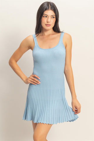 Jenna Pleated Mini Dress