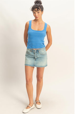 Kristy Scoop Knit Top