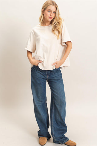 Yalani Suede Top