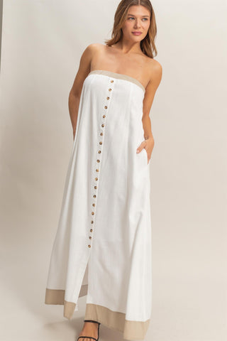 Victoria Strapless Maxi Dress