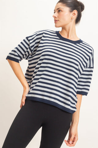 Candice Crew Striped Sweater