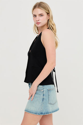 Kinslie Button Halter