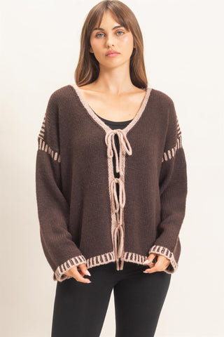 Andrea Tie Front Cardigan