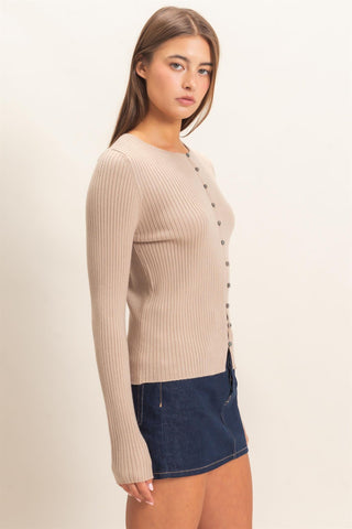 Raine Button Front Cardigan