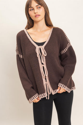 Andrea Tie Front Cardigan